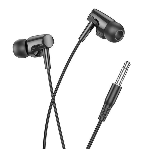 HOCO kablet hovedtelefonstik 3,5 mm mikrofon M122 - sort Black