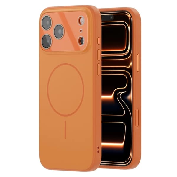 Mobilskal till iPhone 17 Pro Max Magsafe Precise Cutouts - Orange Orange