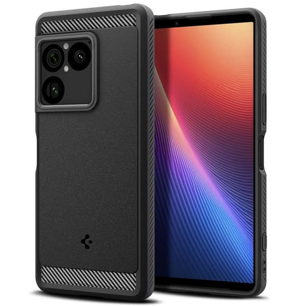 Spigen Sony Xperia 1 VIII Mobilskal Rugged Armor - Matte Svart Svart