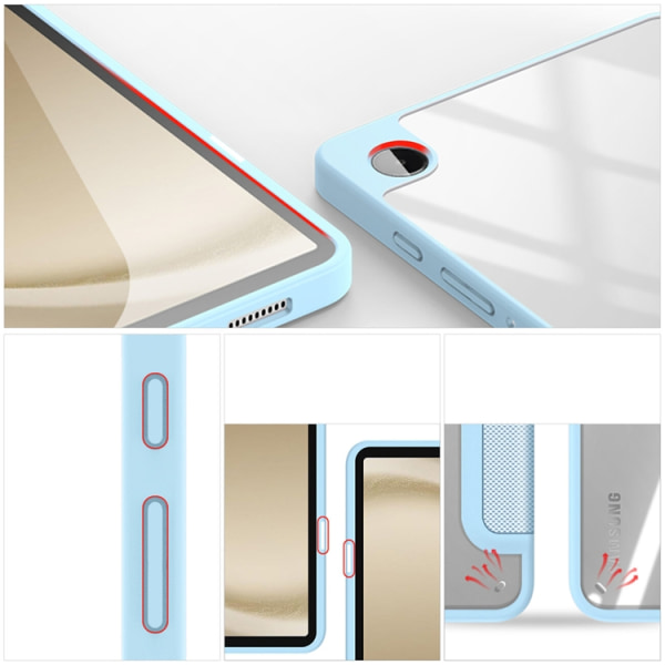 Dux Ducis Galaxy Tab A9 -kotelo Toby Flip Stand - sininen