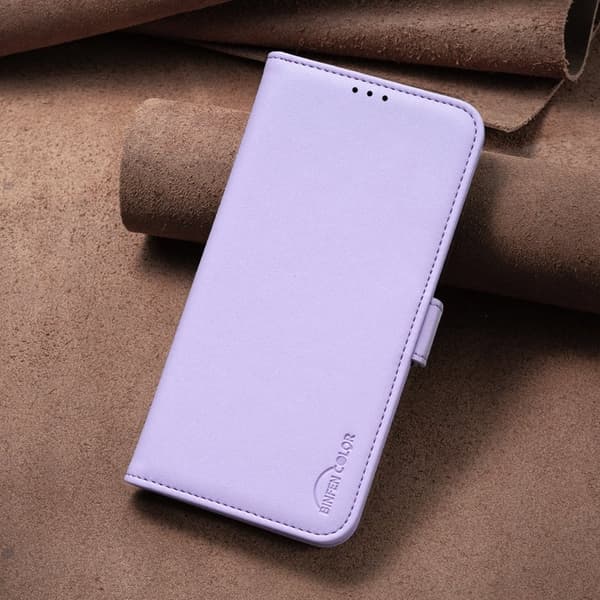 BINFEN Samsung Galaxy S26 Pro Plånboksfodral Konstläder Flip Folio - Lila