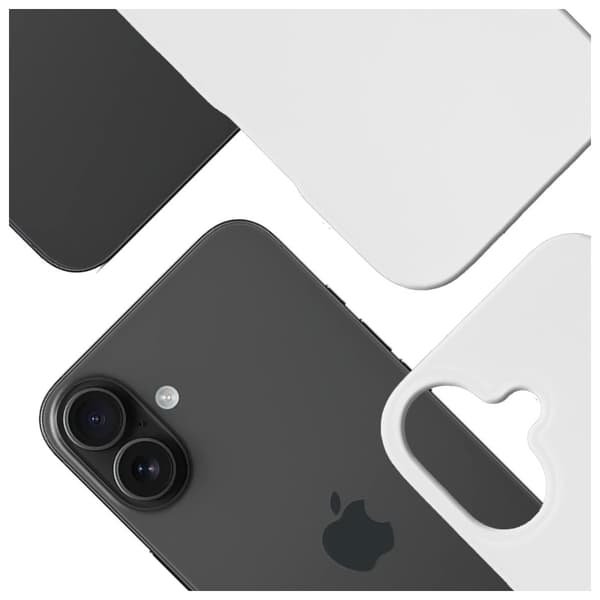 3MK Telefontaske til iPhone 16 MagSafe Silicone Hardy - Hvid