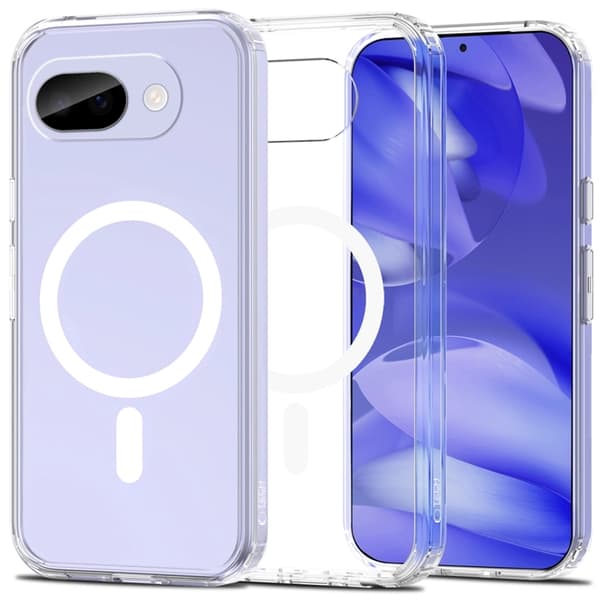 Tech-Protect Telefontaske til Google Pixel 10A MagSafe Flexair Hybrid - Klar Transparent