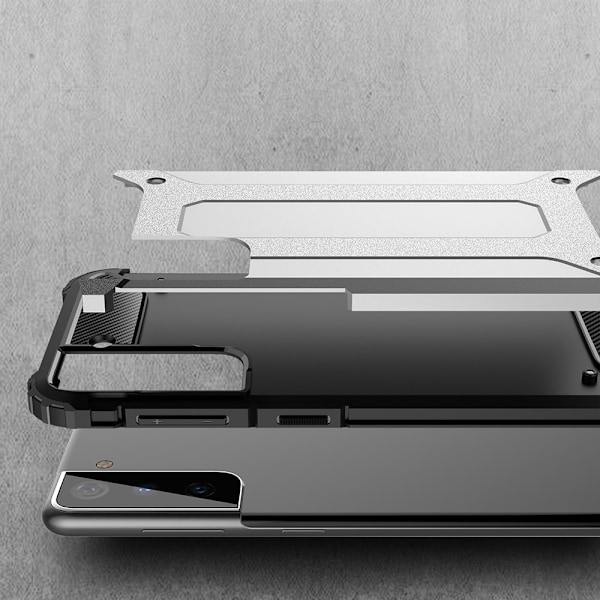 Armor Guard Hybrid Mobilskal Galaxy S21 Plus - Silver Silver