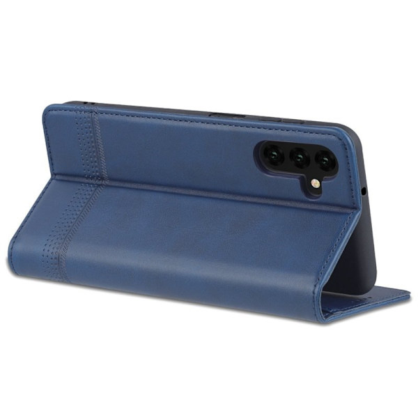 AZNS Samsung Galaxy A14 5G Plånboksfodral Konstläder - Blå
