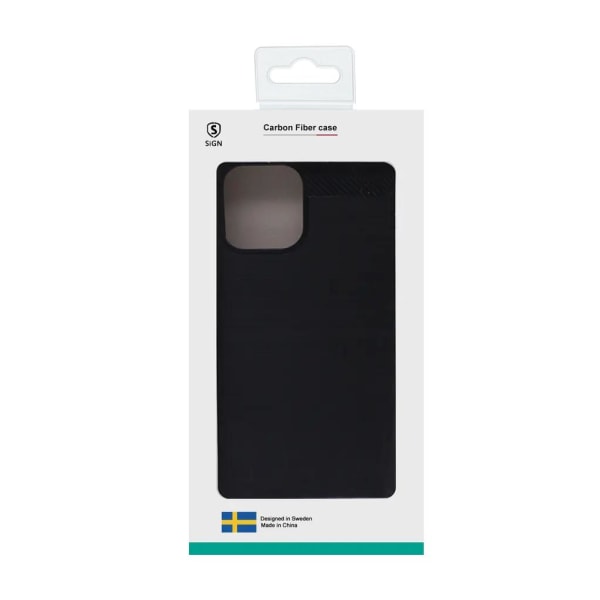 SiGN Galaxy Note 10 Cover Carbon Fiber - Sort