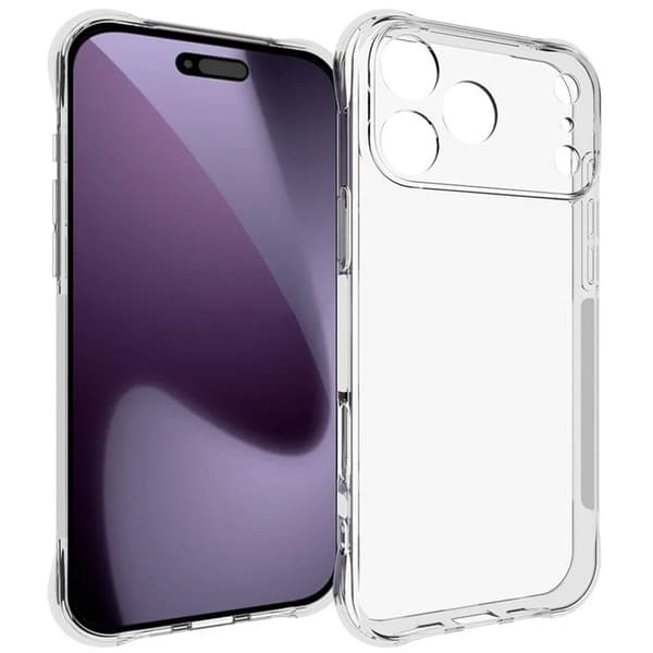 Mobilskal till iPhone 17 Pro Max TPU Non-Slip - Transparent Transparent