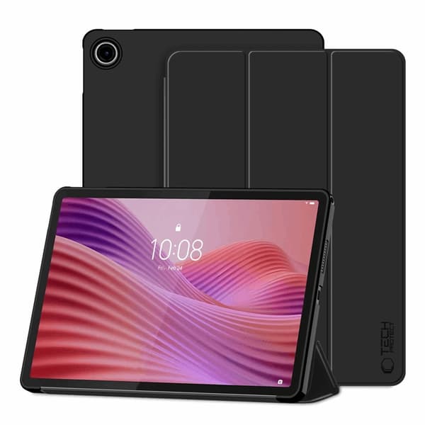Tech-Protect Lenovo Tab 10.1 Etui Smart - Sort Svart