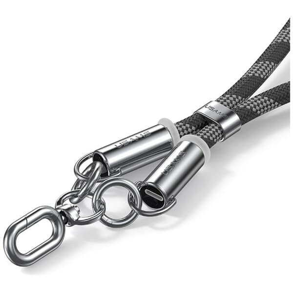 USAMS USB-C til Lightning Kabel 1.2m Lanyard - Lyserød Rosa