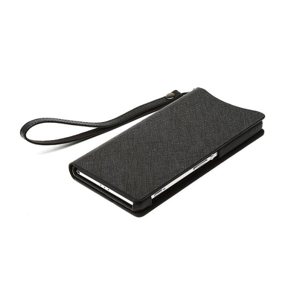 Zenus Minimal Diary Väska till Sony Xperia Z2 - Svart Svart