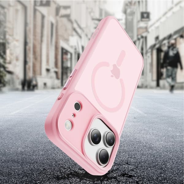 Tech-Protect telefontaske til iPhone 17 Pro Max Magsafe Magmat - Mat lyserød Rosa