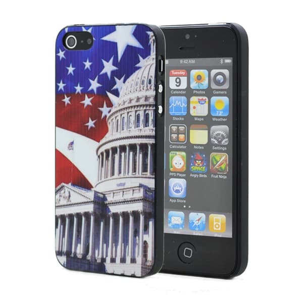 Baksidesskal till Apple iPhone 5/5S/SE - Amerika Mönster