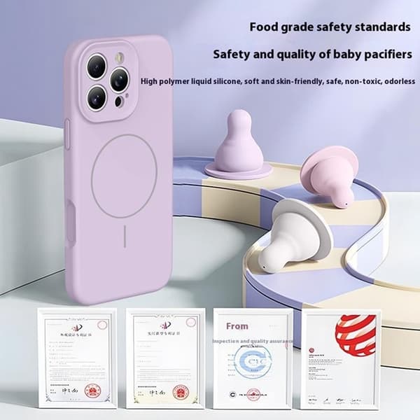 Mobilskal till iPhone 16 Pro Magafe med Camera Touch Control - Lila Lila