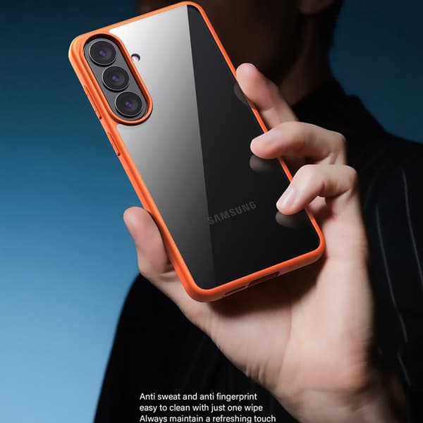 Mobilskal för Samsung Galaxy S26 Plus Stöttålig Slim Hard PC + TPU - Svart