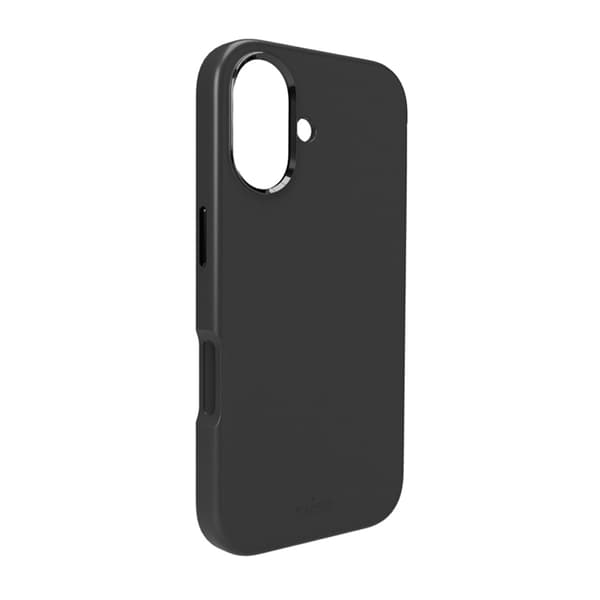 Puro telefontaske til iPhone 17 Pro Magsafe flydende silikone - sort Svart