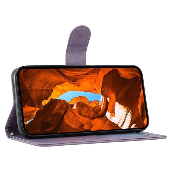 Samsung Galaxy A57 Plånboksfodral Konstläder Flip - Lila