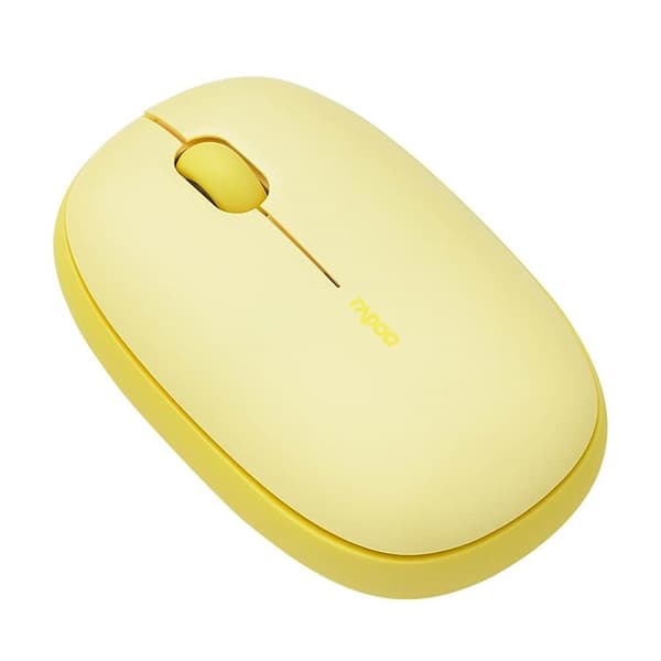 Rapoo Trådlös Mus M660 Silent Multi-Mode - Gul Gul