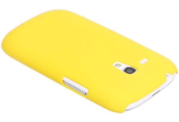 Bagsidecover til Samsung Galaxy S3 mini i8190 (Gul) Gul