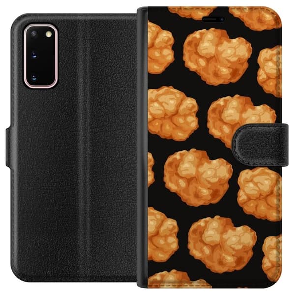 Lompakkokotelo Samsung Galaxy S20:lle Nuggets-kuosilla