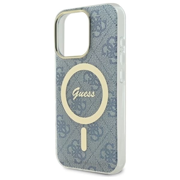 Guess telefontaske til iPhone 16 Pro Max MagSafe IML 4G - Blå Blå