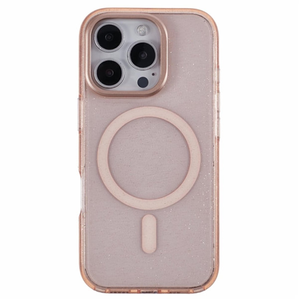 KIGC Mobilskal till iPhone 16 Pro Max MagSafe Epoxy Kickstand - Guld Guld