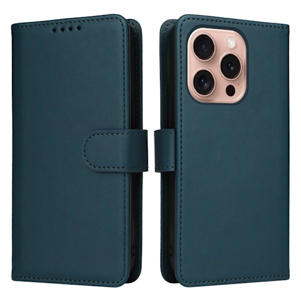 BETOPNICE iPhone 16 Pro Plånboksfodral - Avtagbart Konstläder - Blå
