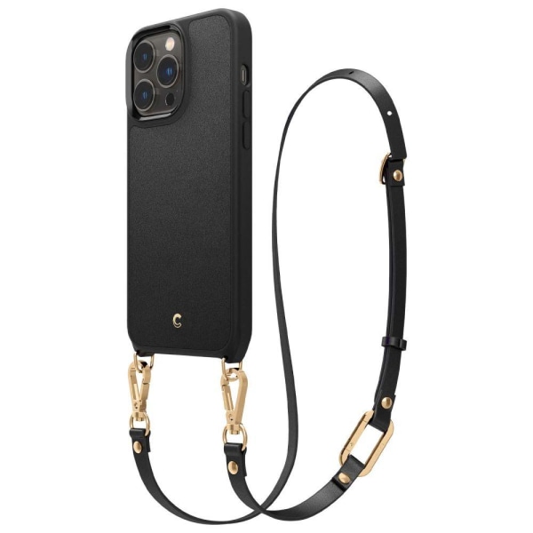 Spigen iPhone 14 Pro Magsafe etui med halskæde Cyrill Charm - Sv