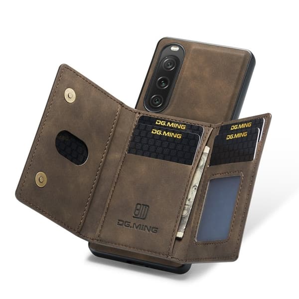 DG.MING M2 Series Mobilskal till Sony Xperia 10 V Shockproof Brun