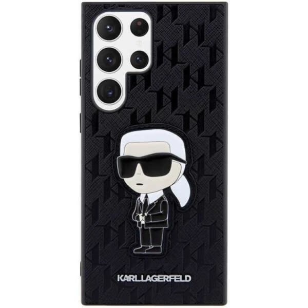 Karl Lagerfeld Galaxy S23 Ultra Case Saffiano Monogram Iconic -