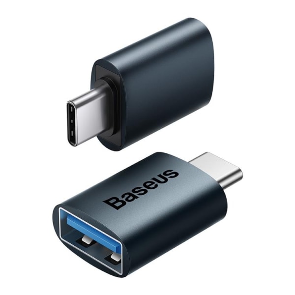 Baseus-sovitin USB-C - USB-A Ingenuity -sarja - sininen