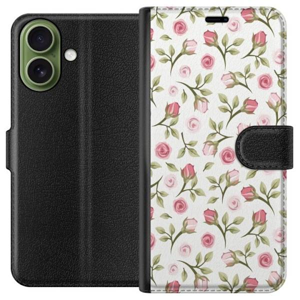 Plånboksfodral till Apple iPhone 17 med Blommigt