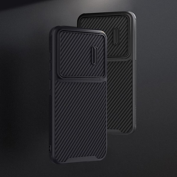 Nillkin Galaxy S23 Mobilskal CamShield Synthetic Fiber - Svart Svart