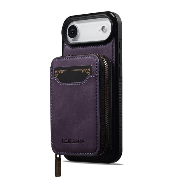 LC.IMEEKE L6 iPhone Air Plånboksfodral Konstläder - Lila