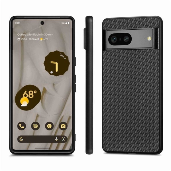 Google Pixel 7 Cover Carbon TPU - Sort