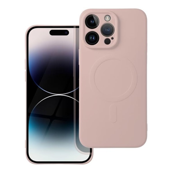 iPhone 14 Pro Max Magsafe Skal Silikon - Rosa Rosa
