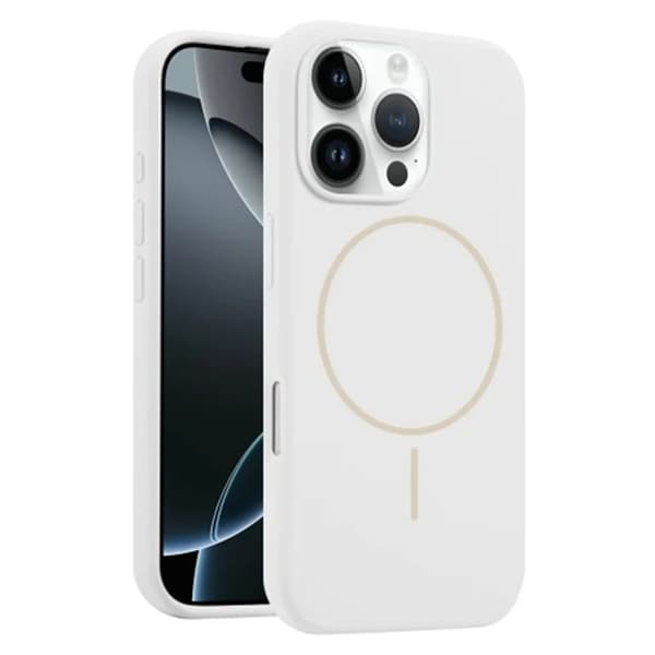 Mobilskal till iPhone 15 Pro MagSafe Silikon Anti Drop - Lila Lila