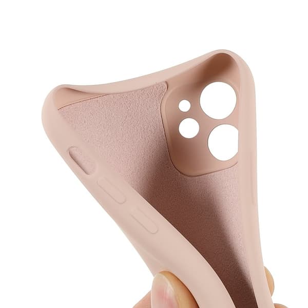 X-LEVEL Mobilskal till iPhone 11 Liquid Silicone Rosa 6.1-tum