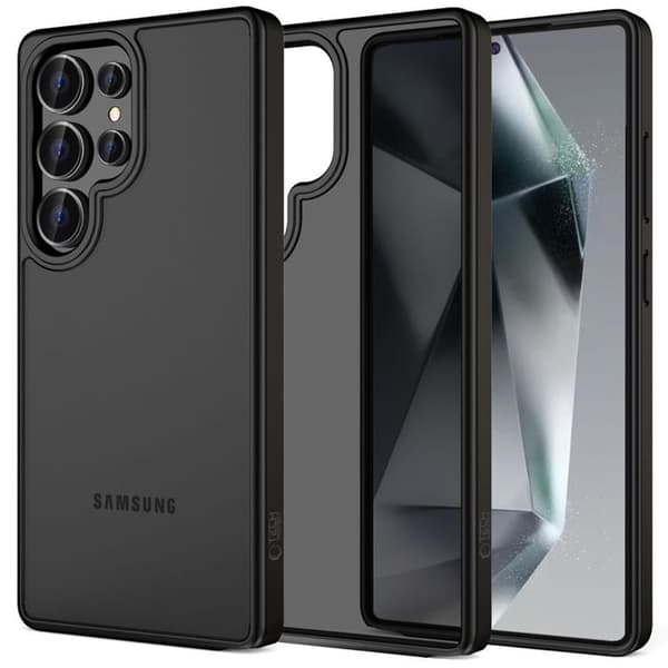 Tech-Protect Telefontaske til Galaxy S25 Ultra Magmat - Mat Sort Svart