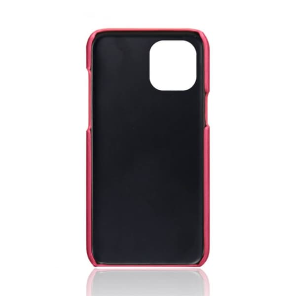 Retro-puhelinkotelo korttipaikoilla iPhone 13 Pro Max - Magenta Rosa