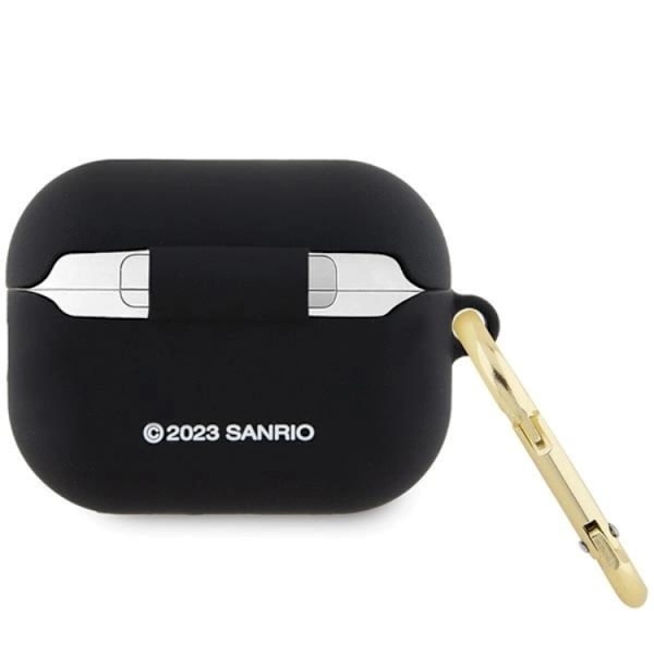 Hello Kitty AirPods Pro 2 (2022/2023) Skal Silikon 3D Kitty Head - Svart Svart