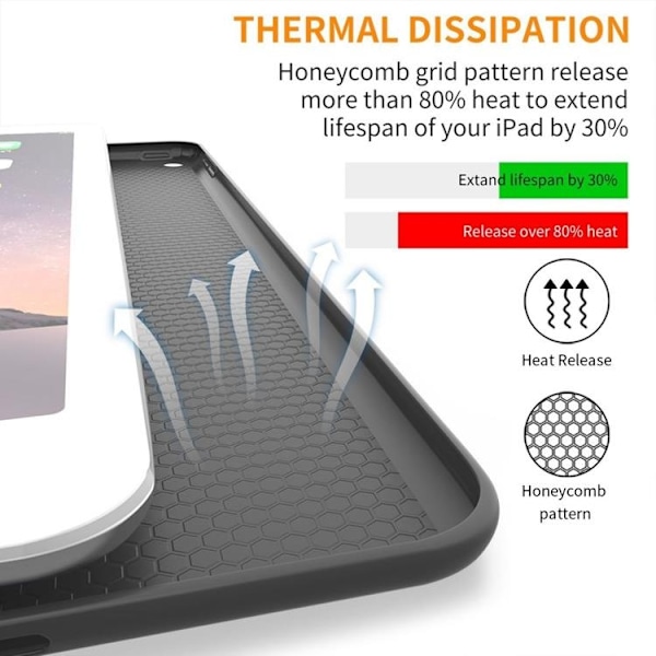 Tech-Protect iPad 9.7" (2017/2018) Fodral Smart - Svart Svart