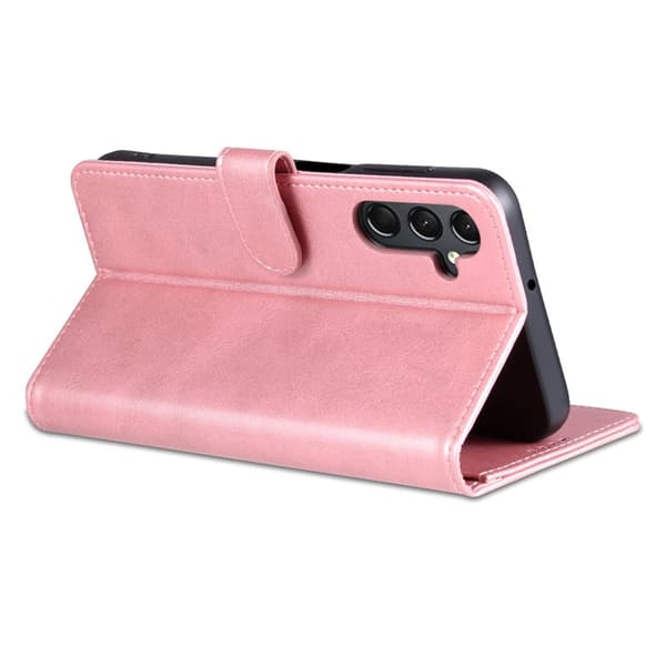 AZNS Samsung Galaxy A35 5G Plånboksfodral i Konstläder - Roséguld