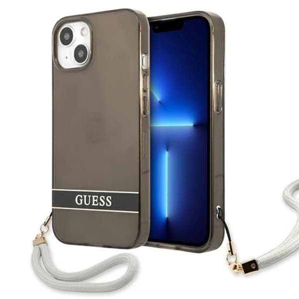 Guess iPhone 13 mini Skal Translucent Stap - Svart Svart