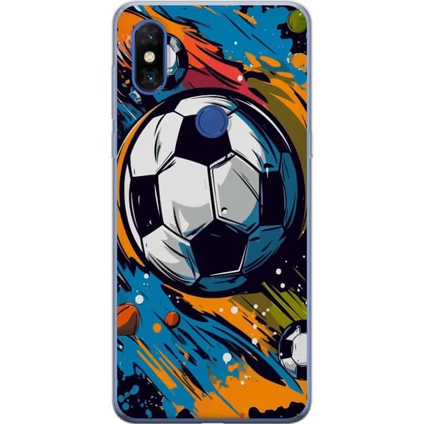 Mobilcover til Xiaomi Mi Mix 3 med Fodbolde