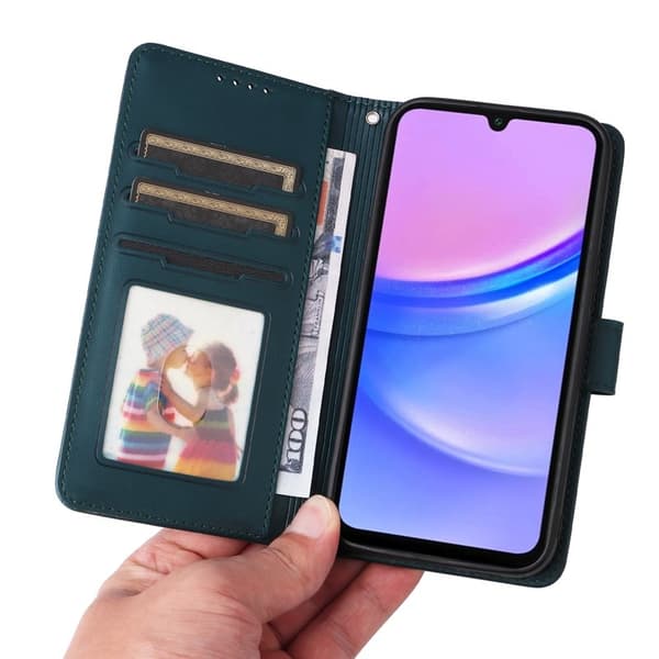 BETOPNICE Samsung Galaxy A17 5G Plånboksfodral Konstläder - Grön