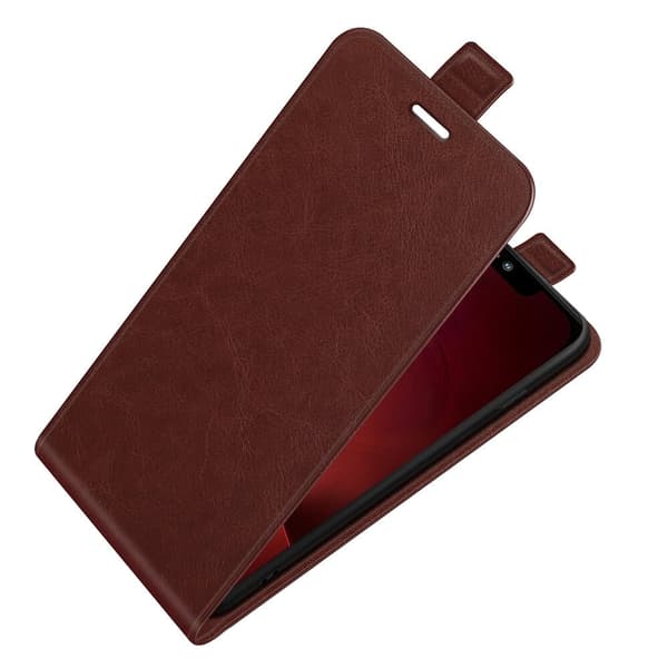 Flipcover med kortholder til iPhone 13 Pro - Brun Brown