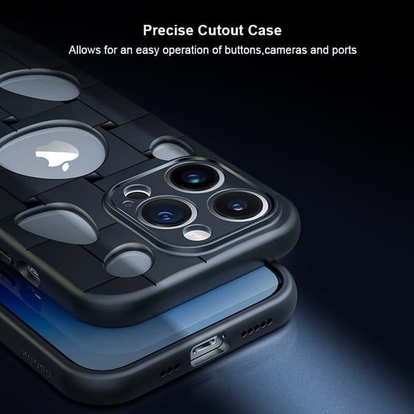 XUNDD Mobilskal till iPhone 13 Pro Max Drop-proof TPU - Svart