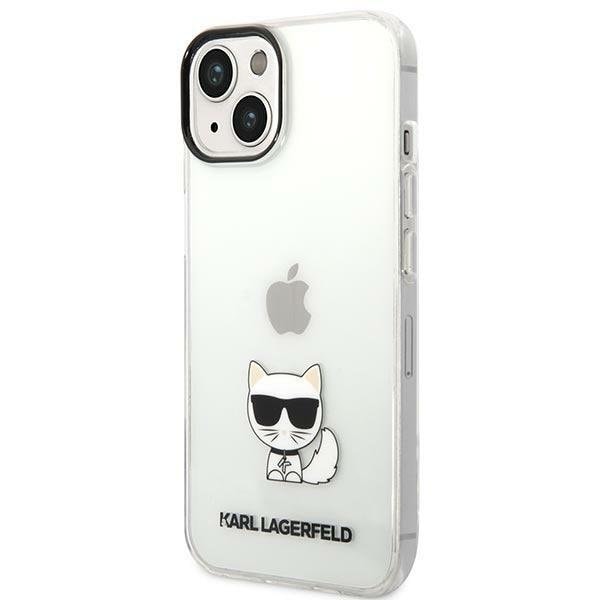 Karl Lagerfeld iPhone 14 Plus Skal Transparent Choupette Body - Clear
