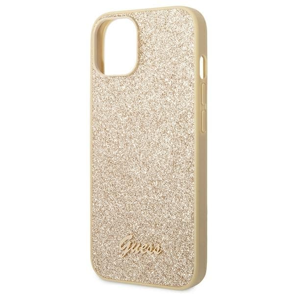 Guess Mobilskal till iPhone 14 Plus / 15 Plus MagSafe Glitter Script
