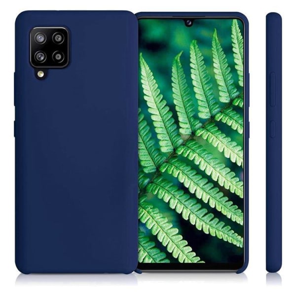 Silikone Blødt Fleksibelt Cover Galaxy A42 - Blå Blue
